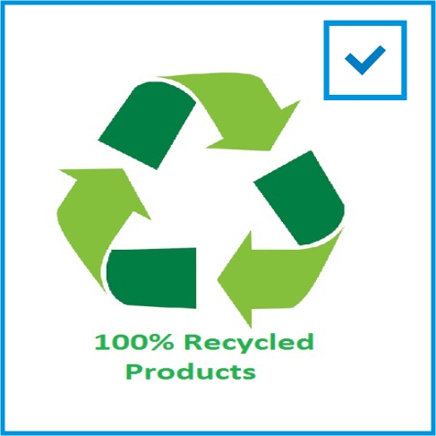 Recycled products logo