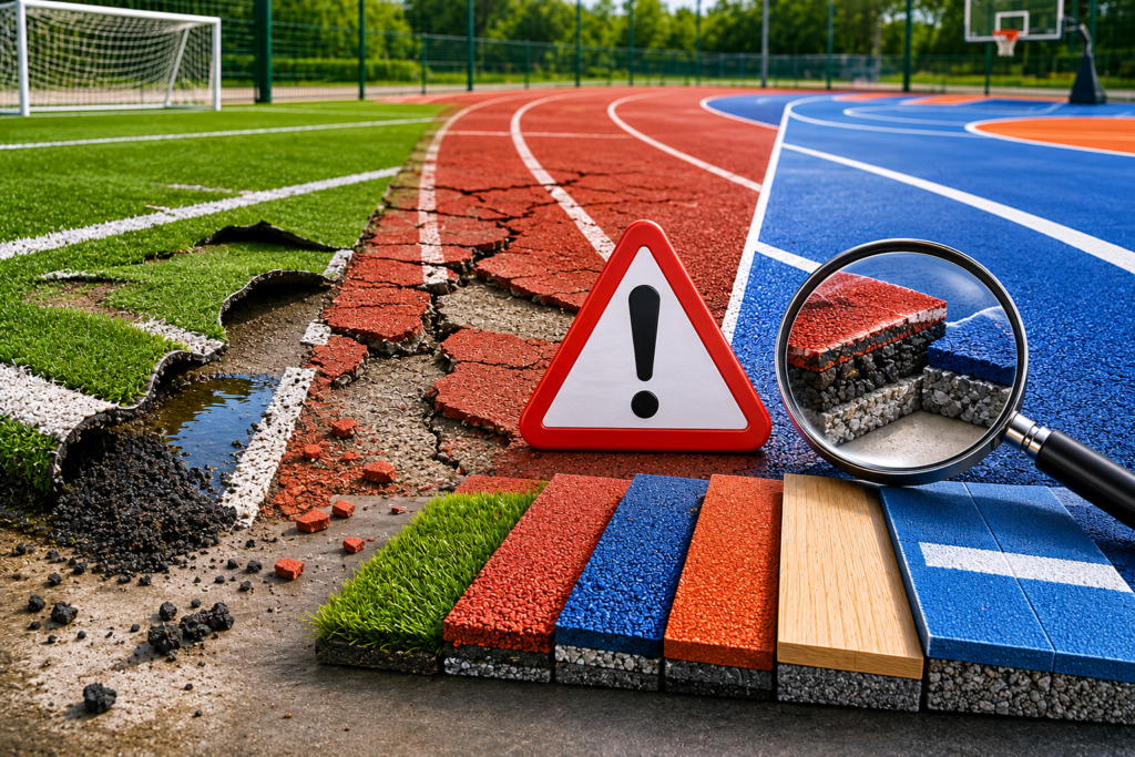 Common mistakes to avoid when selecting sports surface materials for courts and tracks