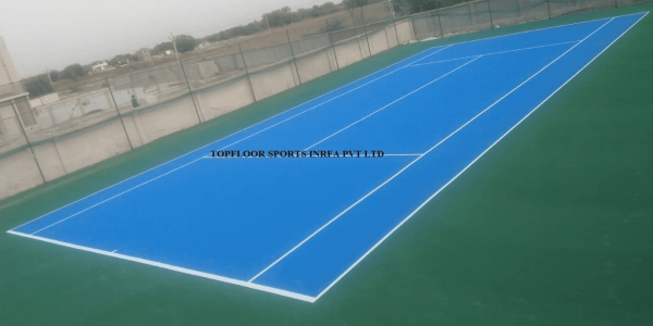Arylic sport flooring SUN Sports Academy Gujarat